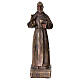 Estatua Padre Pío bronce 14 cm s1