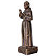 Estatua Padre Pío bronce 14 cm s2