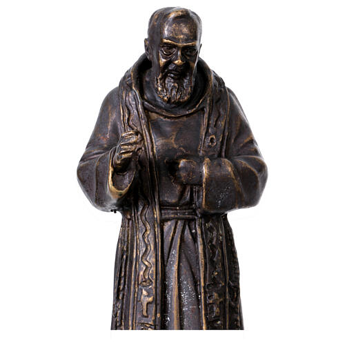 Pater Pio – Statue aus Bronze, 30 cm 4