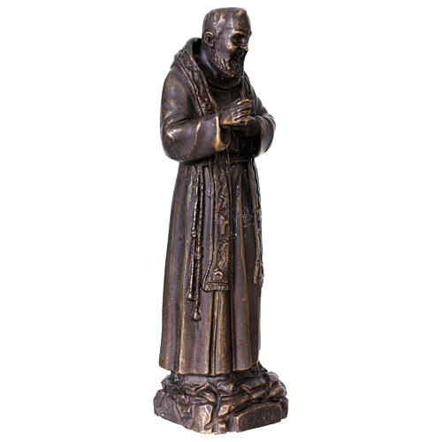 Pater Pio – Statue aus Bronze, 30 cm 5