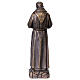 Pater Pio – Statue aus Bronze, 30 cm s6