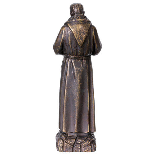 Bronze statue of Padre Pio, 12 in 6