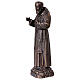 Statue bronze Padre Pio 30 cm s3