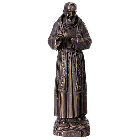 Estátua de bronze Padre Pio 30 cm