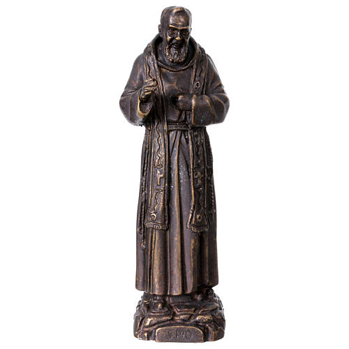 Estátua de bronze Padre Pio 30 cm 1