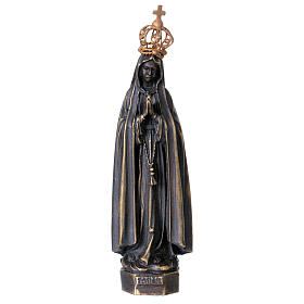 Imagem Nossa Senhora de Fátima bronze 19 cm