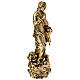 Statue bronze doré Vierge Immaculée 30 cm s5