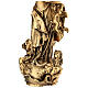 Statue bronze doré Vierge Immaculée 30 cm s6