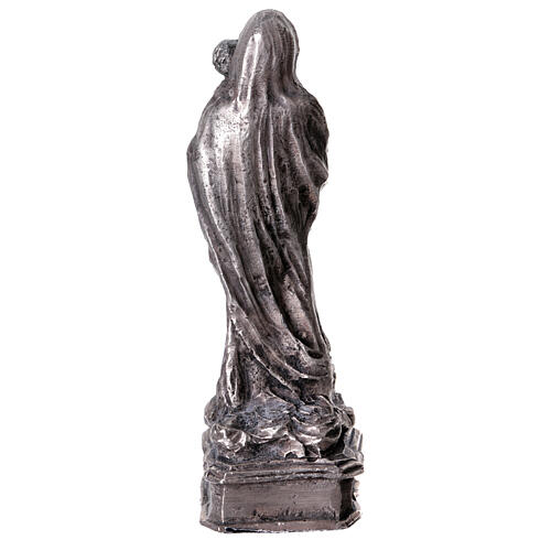 Gottesmutter mit Kind – Statue aus Legierung, 12 cm 4