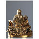 Pieta Statue in golden brass 17 cm s5