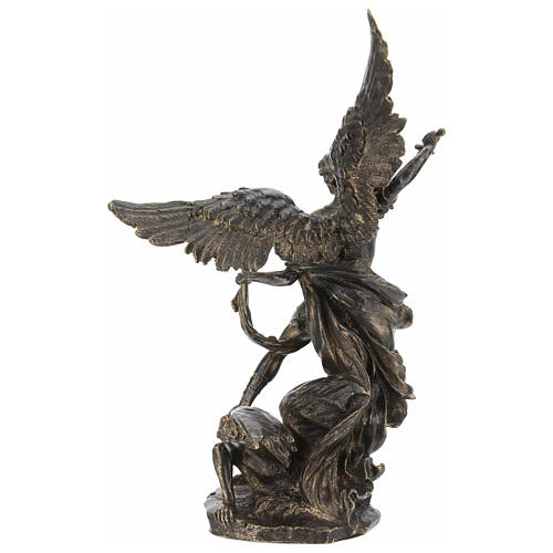 Statue Saint Michel bronze 24 cm 8