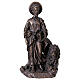 Statue Saint Marc bronze 20 cm s1