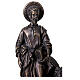 Estátua de São Marcos em bronze 20 cm s2