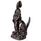 Estátua de São Marcos em bronze 20 cm s4
