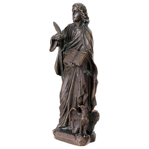 Statue Saint Jean bronze 20 cm 3