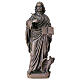 Statue Saint Jean bronze 20 cm s1