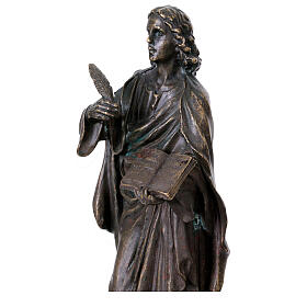 Bronze Saint John statue 20 cm