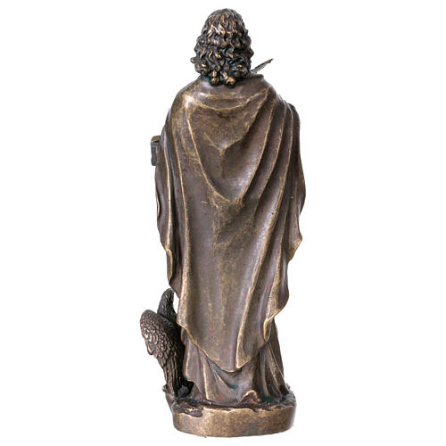 Bronze Saint John statue 20 cm 8