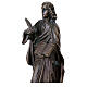 Bronze Saint John statue 20 cm s2