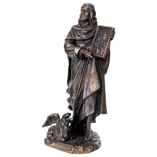 Estatua San Lucas de bronce 20 cm 3