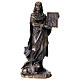 Statue Saint Luc en bronze 20 cm s1