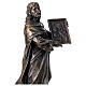 Statue Saint Luc en bronze 20 cm s6