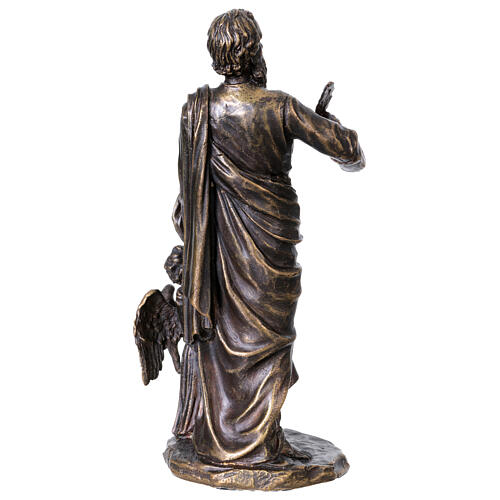 Statue of Saint Matthew in bronze, 8 in 8