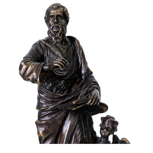 Statue Saint Matthieu en bronze 21 cm 2