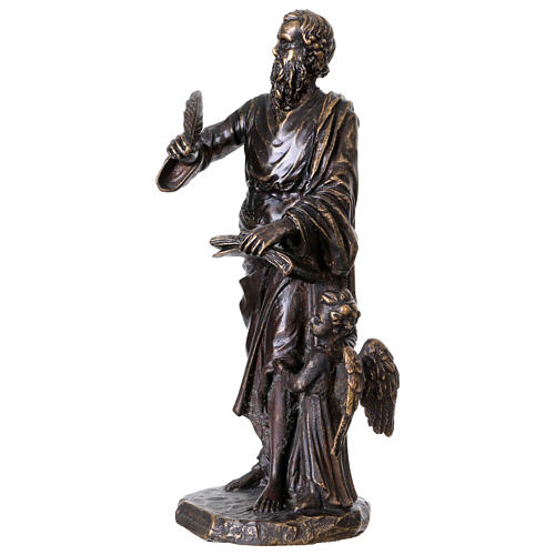 Statue Saint Matthieu en bronze 21 cm 3