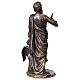 Statue Saint Matthieu en bronze 21 cm s8