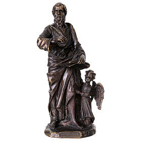 Estátua de São Mateus em bronze 21 cm