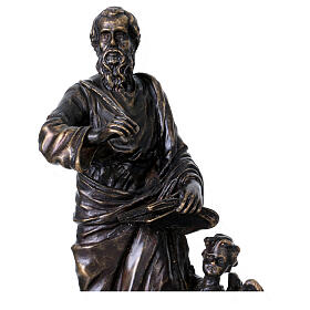 Estátua de São Mateus em bronze 21 cm