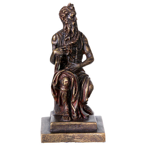 Estatua Moisés de bronce 12 cm 1