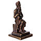 Estatua Moisés de bronce 12 cm s3