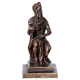 Estátua de Moisés em bronze 12 cm