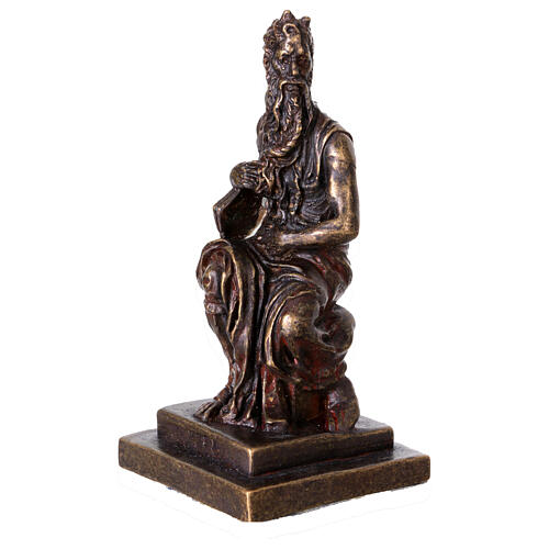 Bronze Moses statue 12 cm 2