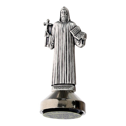 St. Benedict magnet figurine, 5 cm zinc 1