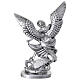 Saint Michel Archange statue argent 20 cm résine s6