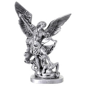 Święty Michał Archanioł, srebrna figurka żywiczna 20 cm