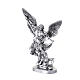 Saint Michael the Archangel, resin statue, 10 in, silver finish s3
