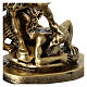 San Michele statua resina colore ottone 30 cm s4
