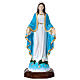 Miraculous Mary statue in painted resin, 20 cm s1