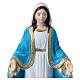 Statua Madonna Miracolosa resina 15 cm colorata dettagli oro s2