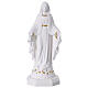 Virgen Milagrosa de resina blanca y oro 30 cm s1