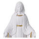 Virgen Milagrosa de resina blanca y oro 30 cm s2