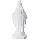 Virgen Milagrosa de resina blanca y oro 30 cm s6