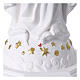 Madonna Miracolosa statua resina bianca e oro 20 cm s3