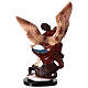 Colourful resin statue of Saint Michael, 10 in s6