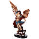 Statua resina colorata San Michele 25 cm s3