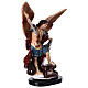Statua resina colorata San Michele 25 cm s5